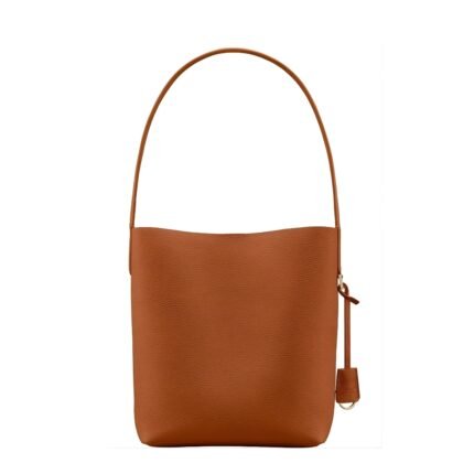 Classic Brown Leather Shoulder Bag for Women Everyday Style Elegance